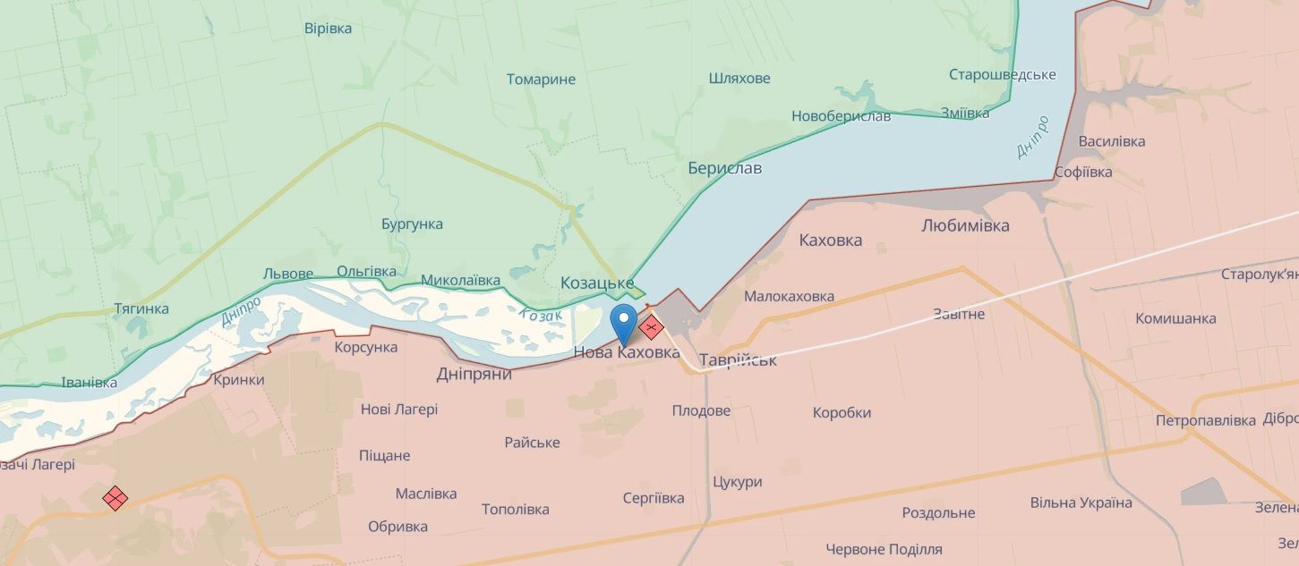 Новости Днепра про У Генштабі уточнили цю інформацію: усі підрозділи армії росії у Новій Каховці залишили місто