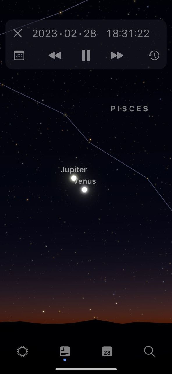 Новости Днепра про Поцілунок Венери та Юпітера: мешканці Дніпра неозброєним оком зможуть побачити унікальне космічне явище