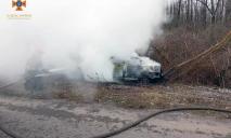 На Дніпропетровщині під час руху загорівся автомобіль: постраждав 79-річний водій