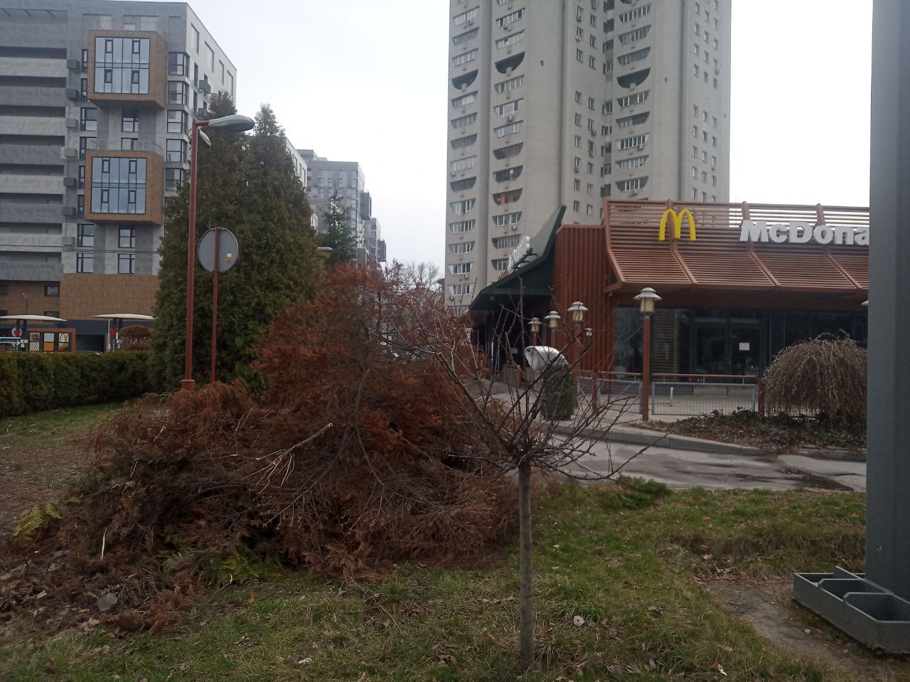 Новости Днепра про У McDonald's прокоментували відкриття у Дніпрі: вже прибирають газони біля закладу