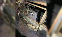 Перетворився на металобрухт: на Дніпропетровщині вночі спалахнув “ВАЗ” (ФОТО)