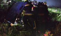 В Днепровском районе из разбитого авто спасатели вытащили живую женщину