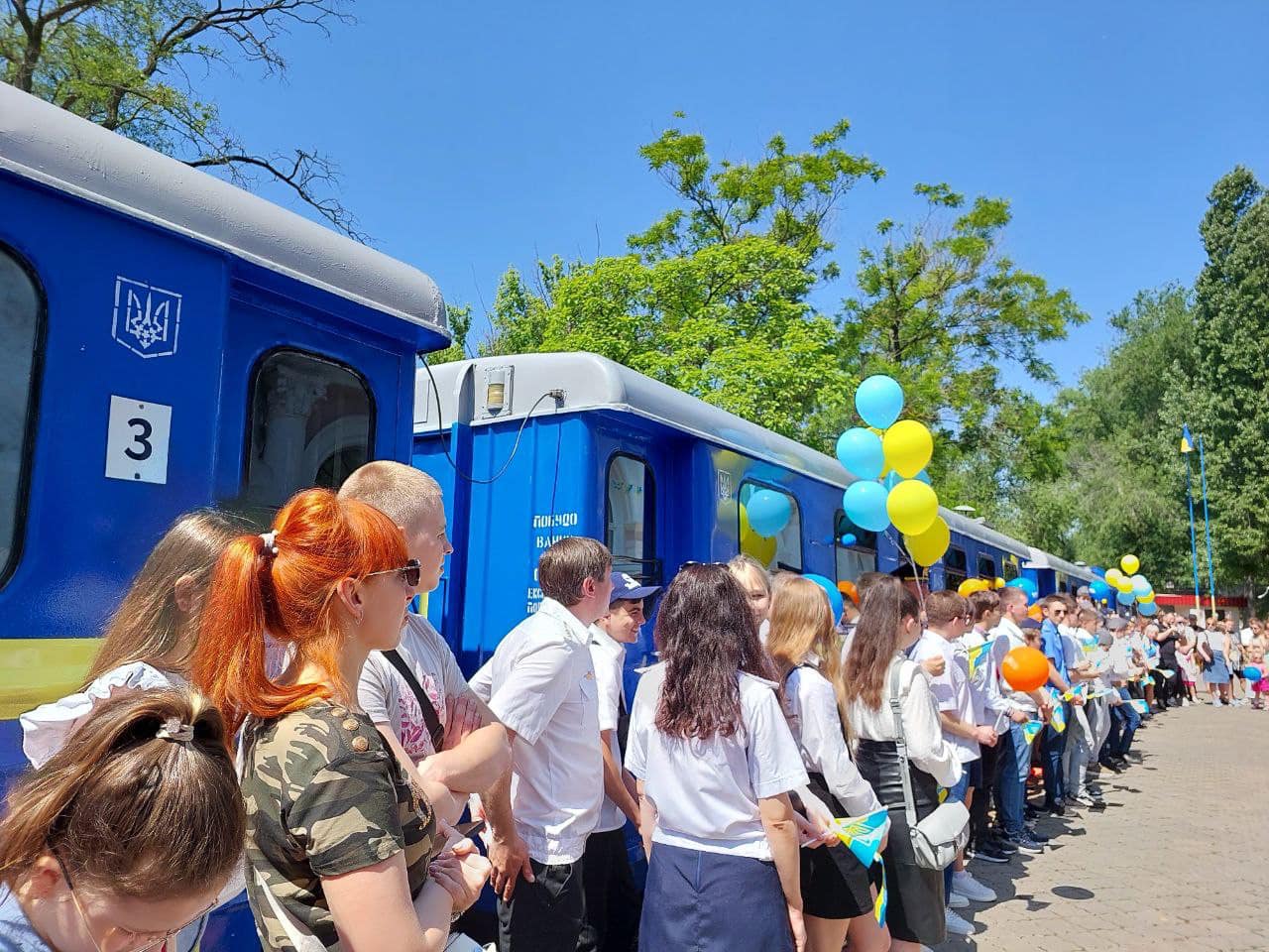 Новости Днепра про В Днепре в парке Глобы заработала детская железная дорога