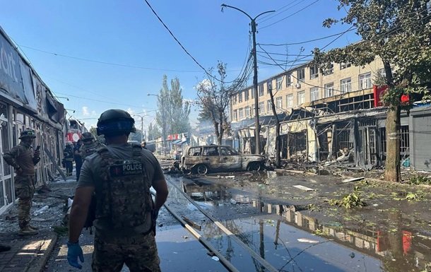 Новости Днепра про В Днепре лечат шестерых раненых в результате удара по рынку в Константиновке