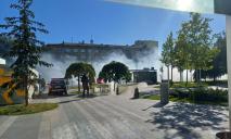 В Днепре на Слобожанском проспекте заметили странный дымовой занавес: что произошло