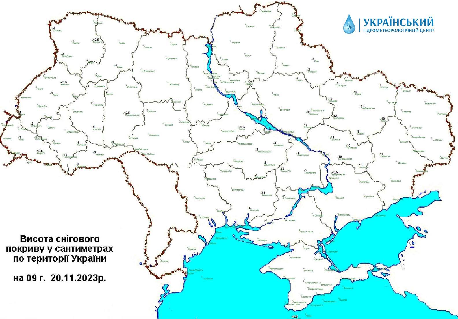 Новости Днепра про На Днепропетровщине выпало рекордное в Украине количество снега: сколько сантиметров навалило и где