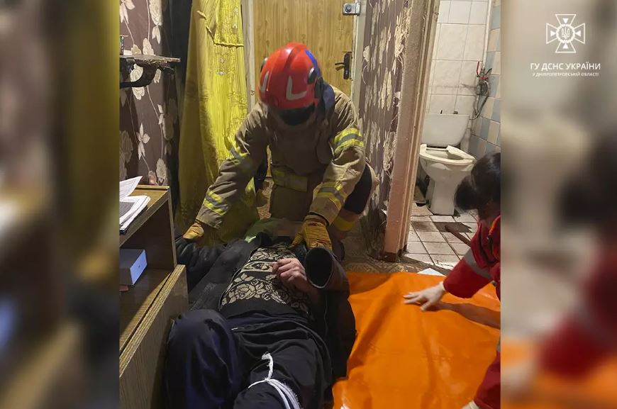 Новости Днепра про В Днепре ложный вызов на пожар закончился спасением больного мужчины