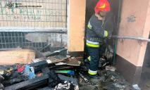 В Новомосковске из горящей многоэтажки ГСЧС-ники спасли 6 человек, в том числе — 2 детей