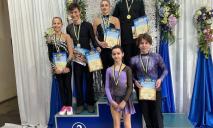 Спортсмены из Днепра завоевали 8 медалей на чемпионатах Украины по фигурному катанию