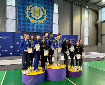 Спортсменки з Дніпра вибороли 3 медалі на чемпіонаті України з фехтування