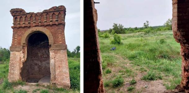 Возле Кривого Рога разрушается единственный уцелевший в районе склеп 19 века (ФОТО)
