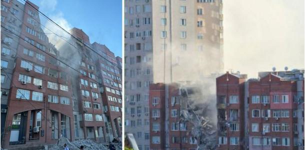 В квартирах заблокированы люди: в Днепре один погибший и пять раненых из-за ракетного удара