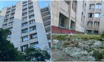 Вулиця засипана склом: показали фото наслідків нічної ракетної атаки на Дніпро