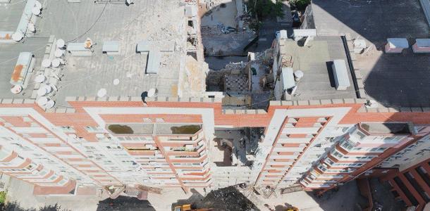В Днепре завершили разбирать завалы многоэтажки, изуродованной в результате атаки 28 июня